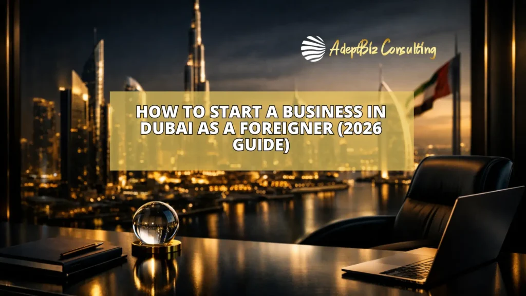 how to start a business in Dubai as a foreigner