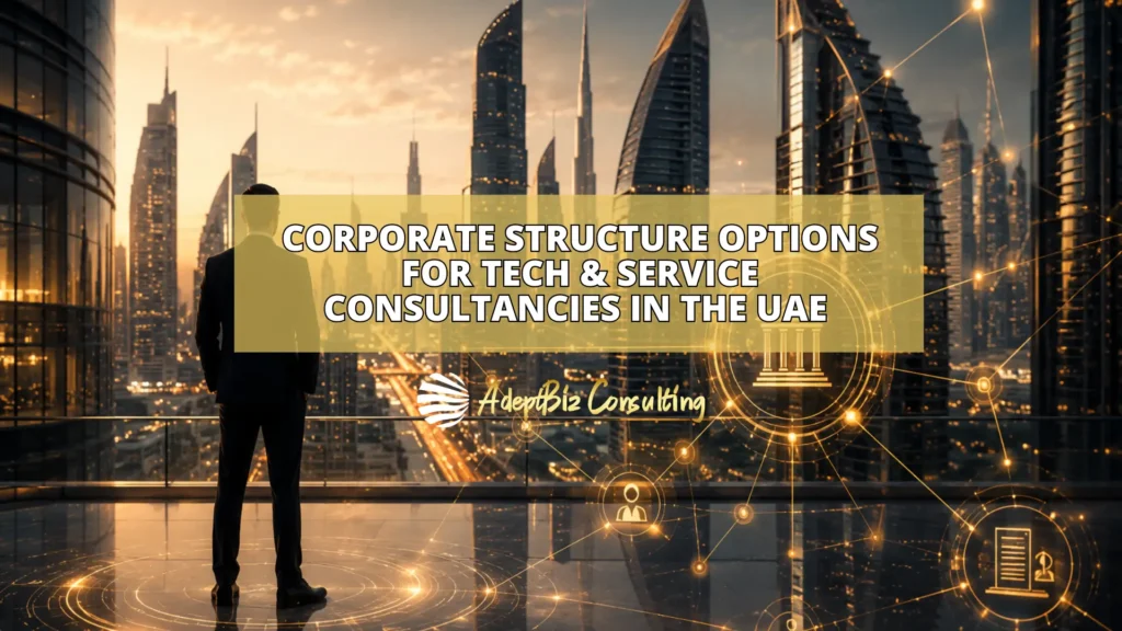 Corporate Structure Options for Tech & Service Consultancies in the UAE (2026 Guide)