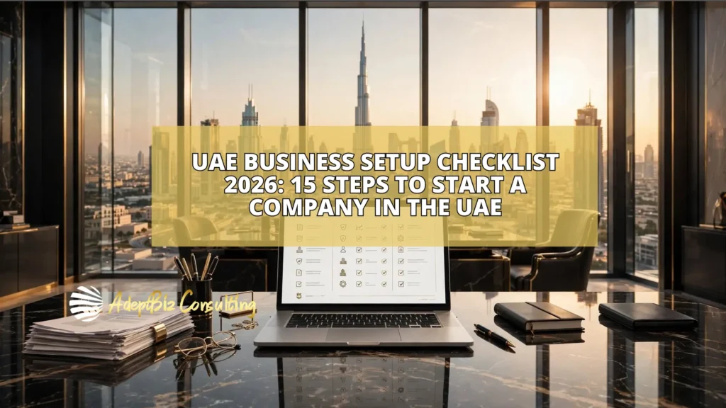 UAE Business Setup Checklist 2026 15 Steps to Start a Company in the UAE