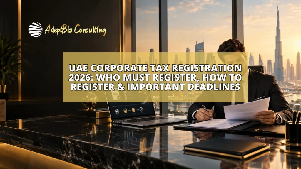 UAE Corporate Tax Registration 2026